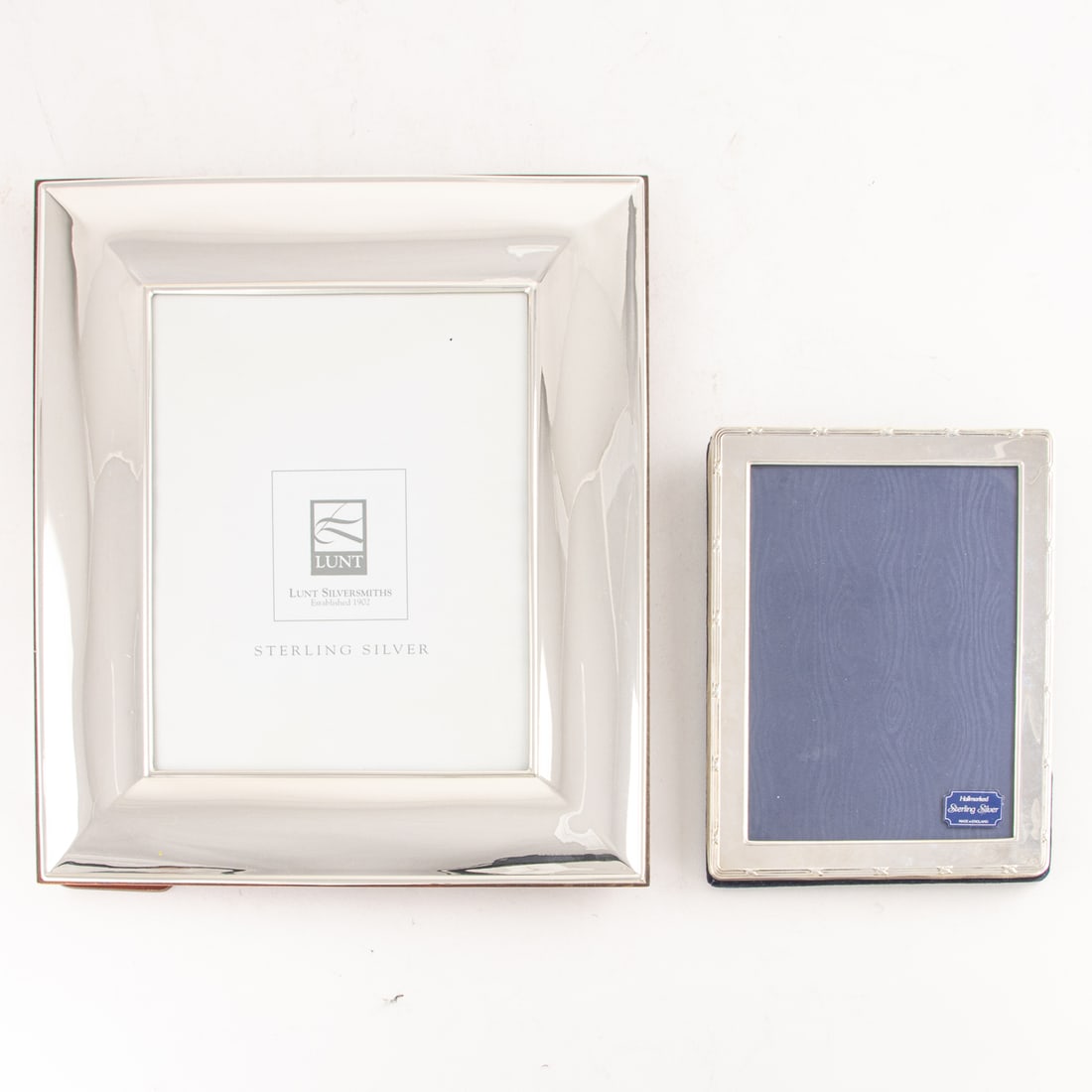 Two American and English sterling silver photograph frames (1 of 1)