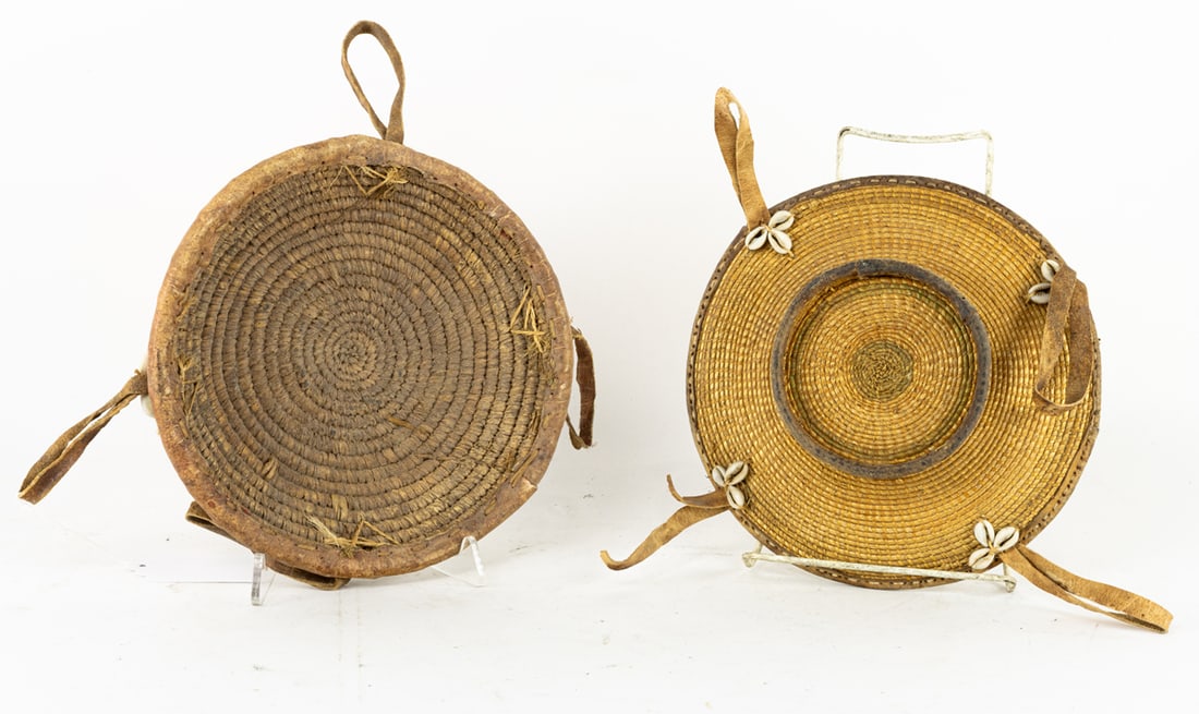 Two Native American basketry trays (1 of 1)