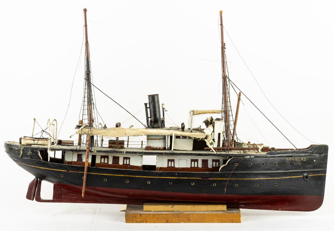 A model steam ship of the S.S. San Blas (1 of 1)