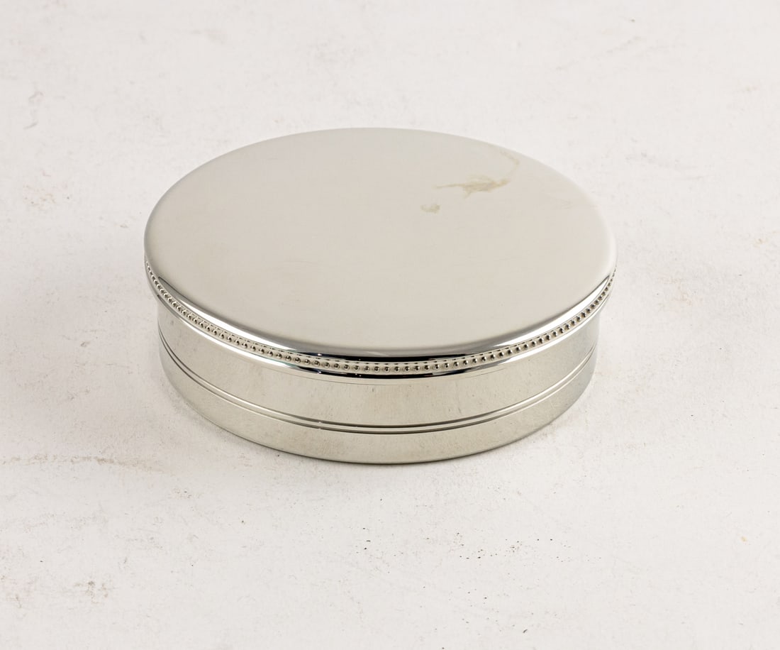A Tiffany & Co. pewter dresser box (1 of 2)