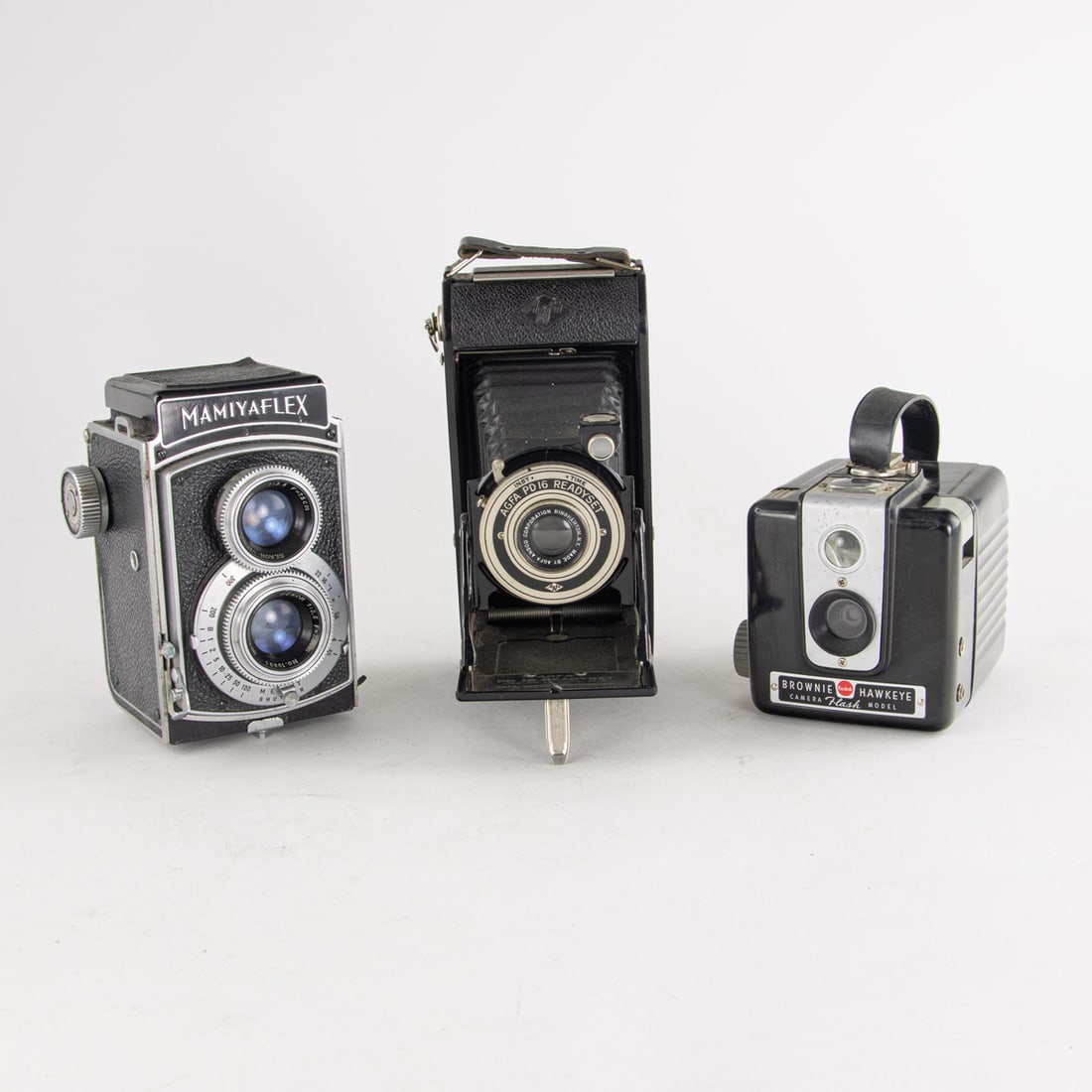 An assembled group of film cameras (1 of 2)
