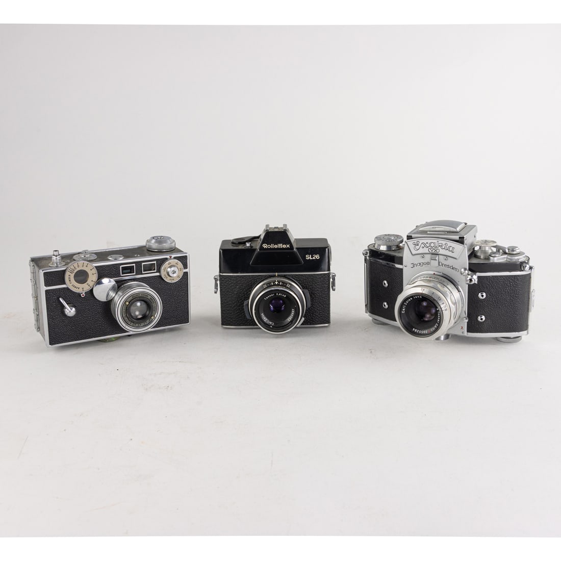 An assembled group of mostly 35mm cameras (1 of 2)