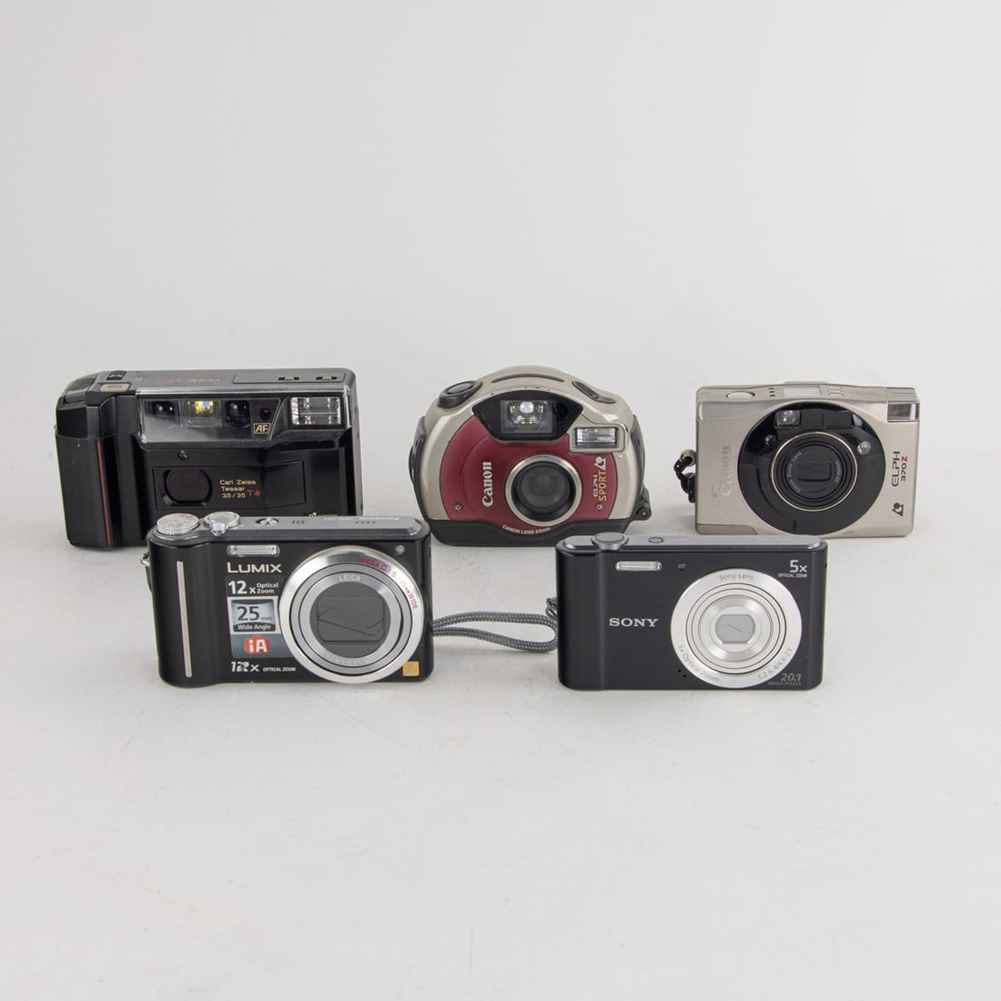 A assembled group of 35mm and digital cameras (1 of 2)