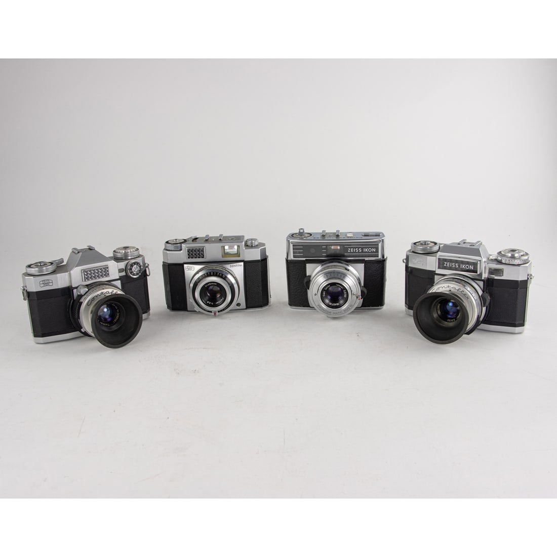 Am assembled group of Zeiss Ikon 35mm cameras and cases (1 of 2)