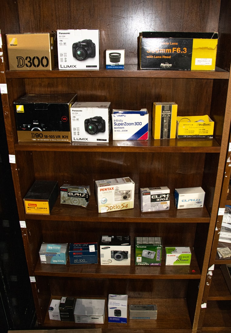 An assembled group of camera boxes (1 of 1)