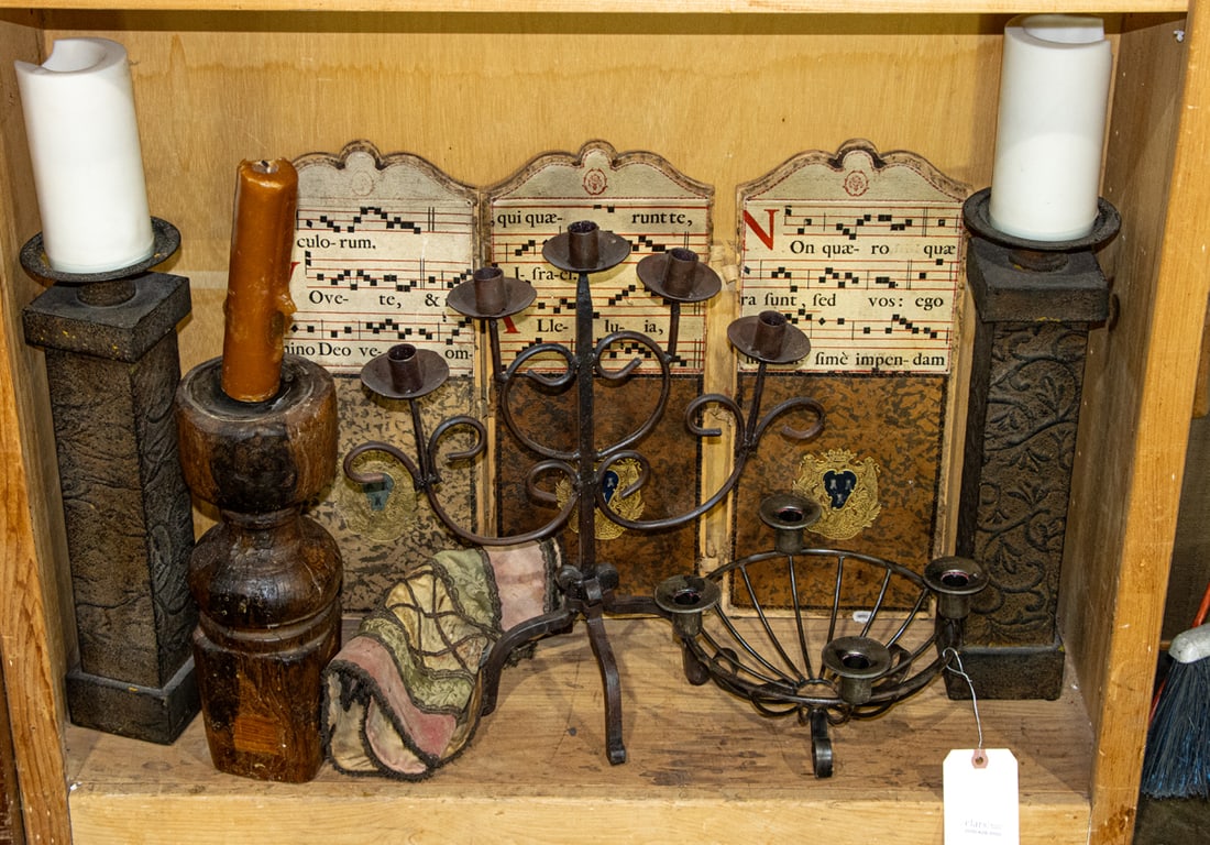 Five various candle holders in the Baroque taste (1 of 1)