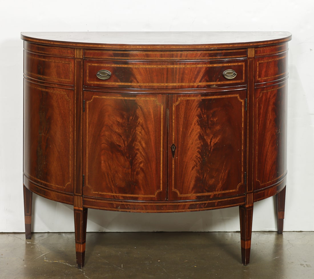 A Regency style demilune cabinet (1 of 1)