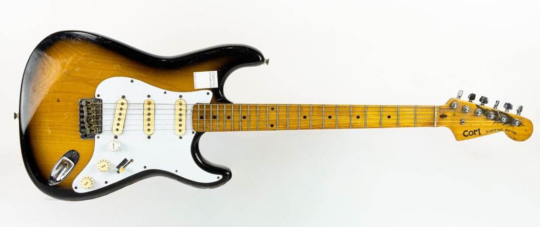 A Cort electric guitar in the Stratocaster style (1 of 3)