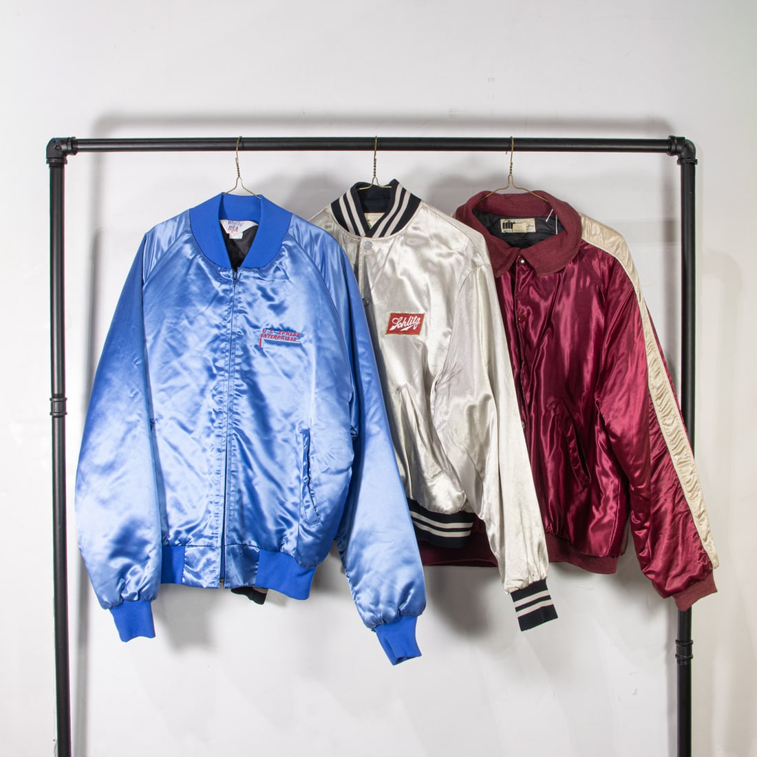 Three vintage satin jackets (1 of 2)