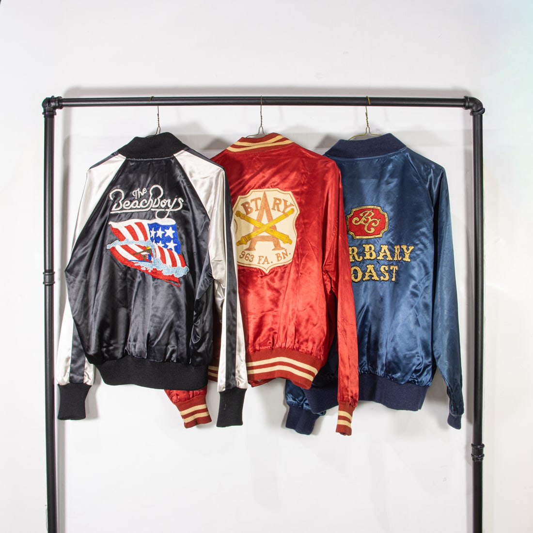 Three vintage satin jackets - 2