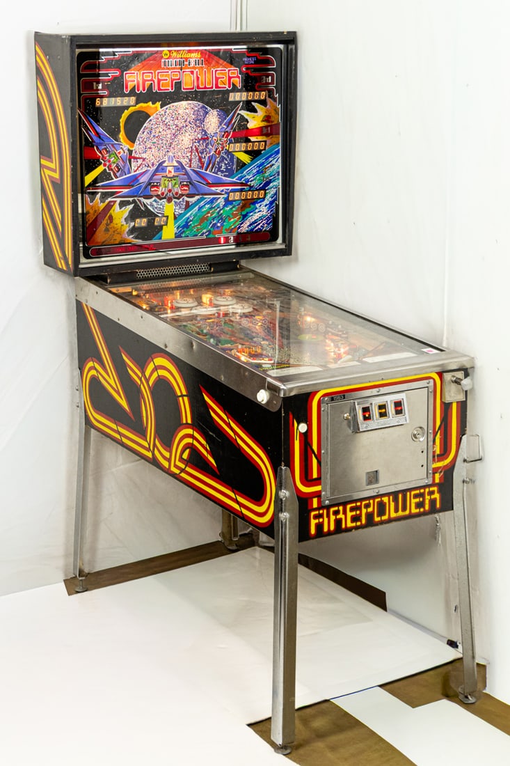 A Firepower pinball machine (1 of 7)