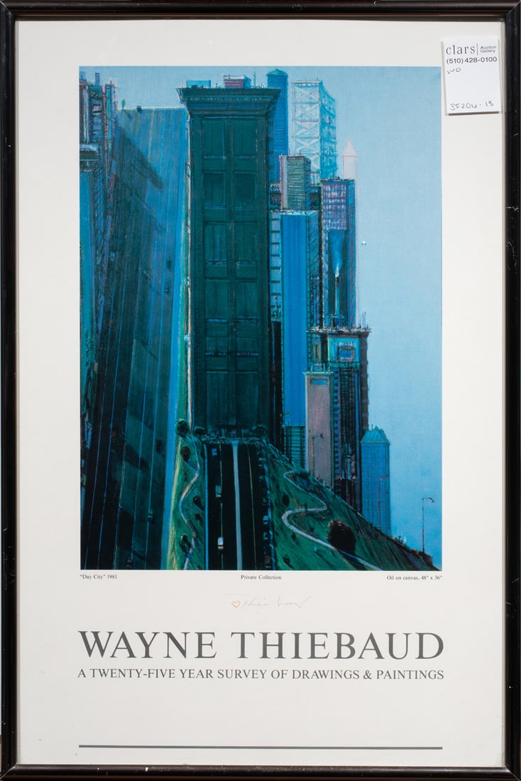Signed Posters, Wayne Thiebaud - 3