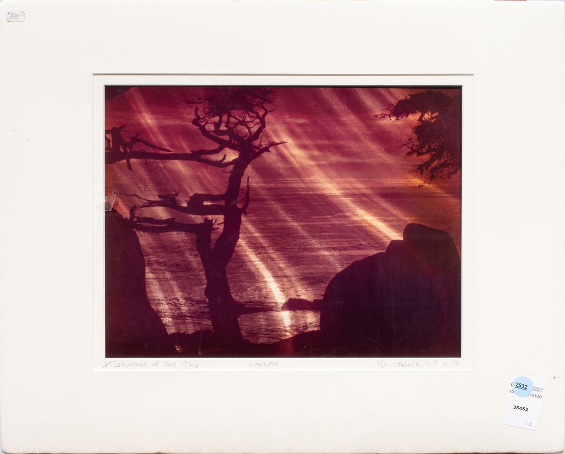 Photograph, Sister Adele Rowland: Sister Adele Rowland (American, 1916-2015), "Highways," 1973, c-print, pencil signed and dated lower right mat, titled lower left mat, edition 6/20, overall (with mat): 16"h x 20"w. Note: Sister