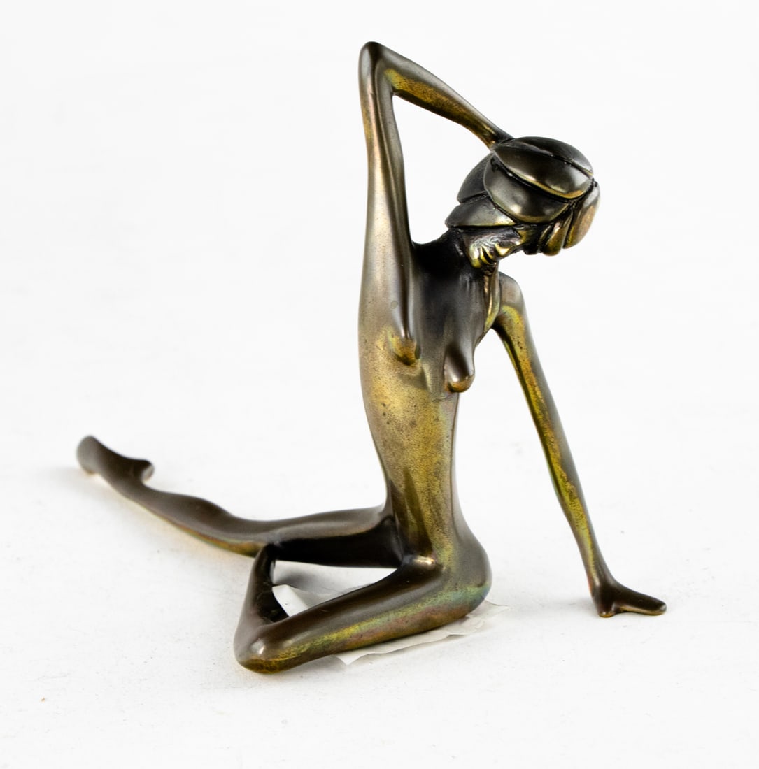 Sculpture, Tom and Bob Bennett: Tom and Bob Bennett (American, 20th century), "Dawn," 1979, signed and dated to one leg, edition 41/100, overall: 4"h x 7"w x 3.5"d. Note: This lot is accompanied by a certificate of authenticity