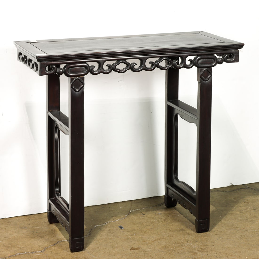 A Chinese rosewood altar table (1 of 1)
