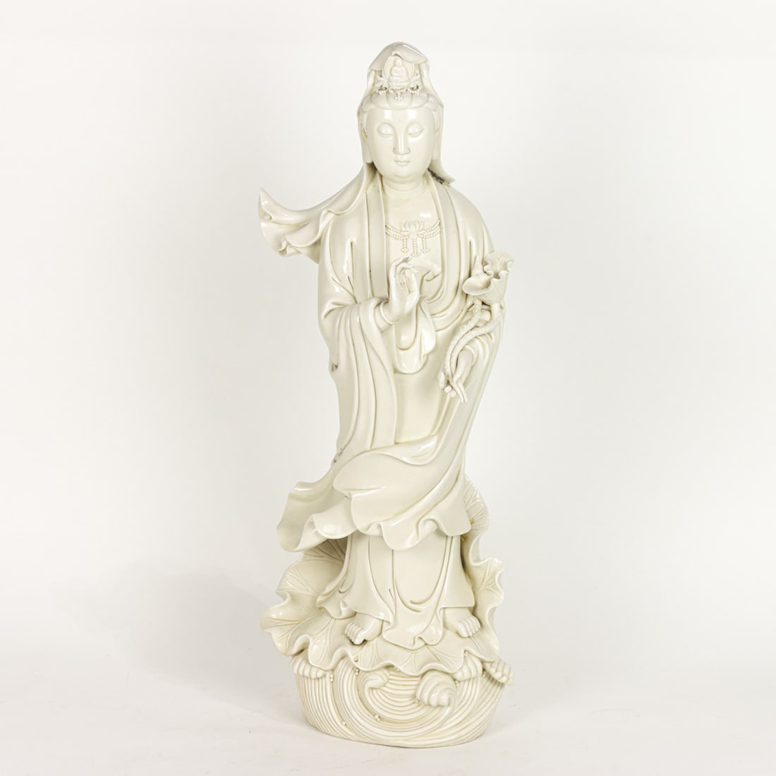 A Chinese Dehua figure of Guanyin (1 of 1)