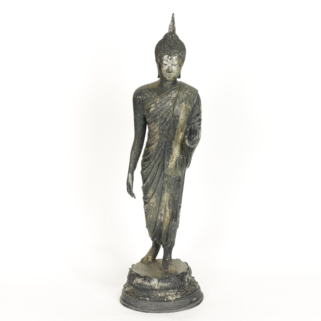 A Southeast Asian bronze figure of Buddha (1 of 1)