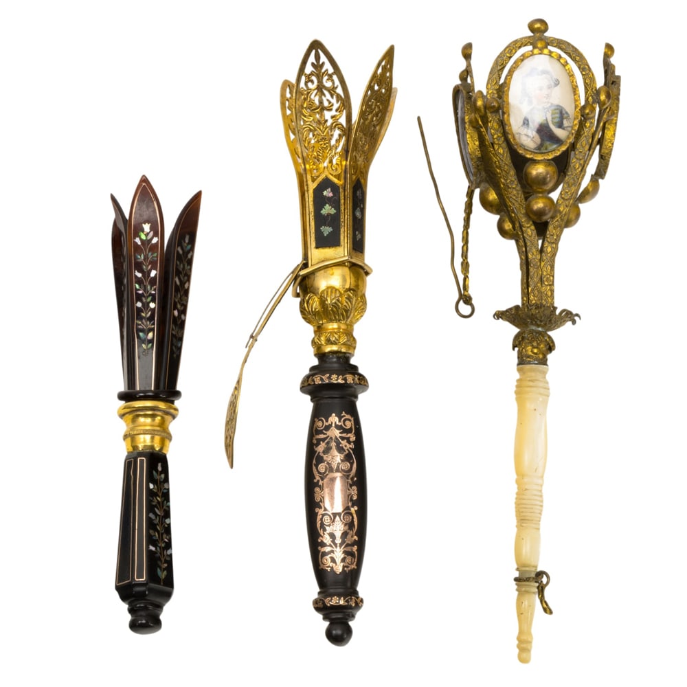 Three English posy holders or tussie mussies (1 of 4)