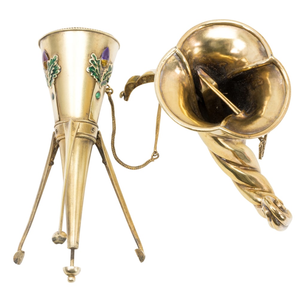 Two English posy holders or tussie mussies (1 of 10)