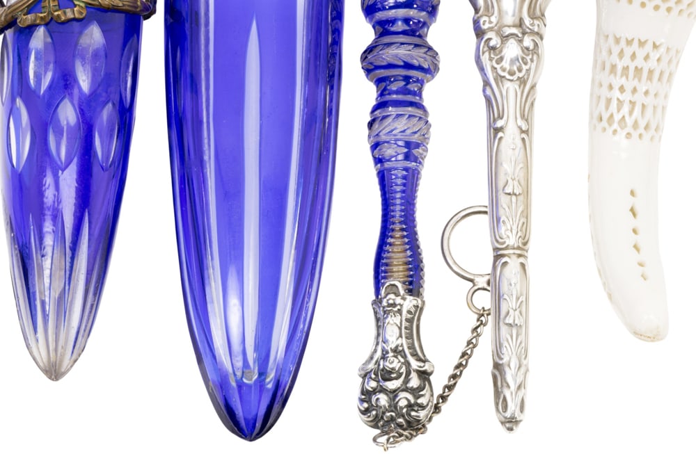 Five posy holders or tussie mussies - 3