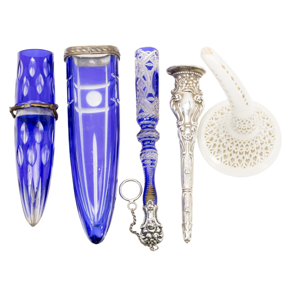 Five posy holders or tussie mussies - 4