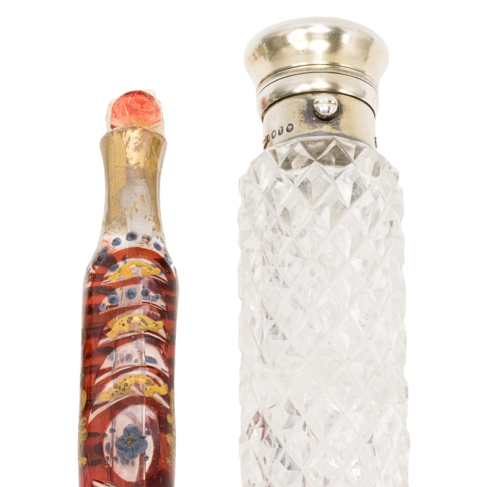 Two European perfume flasks - 2