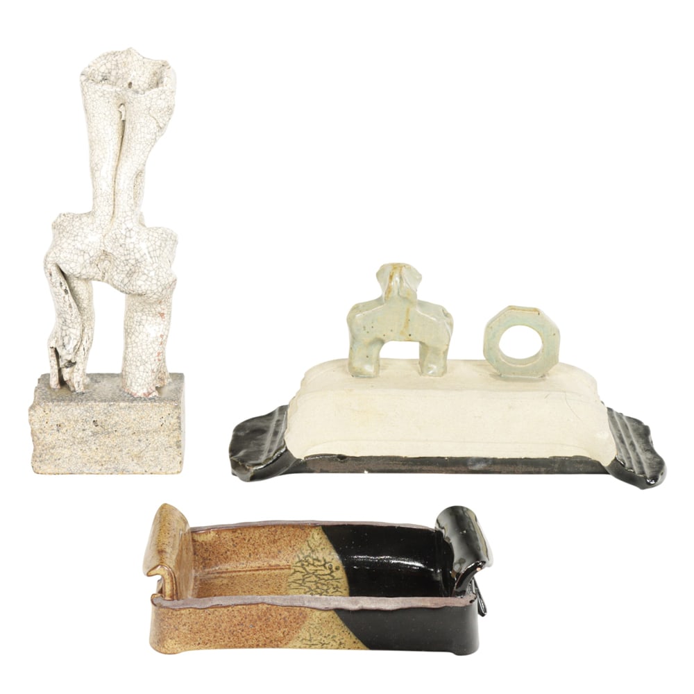 Sculptures and Dish, Arthur E. Nelson - 2