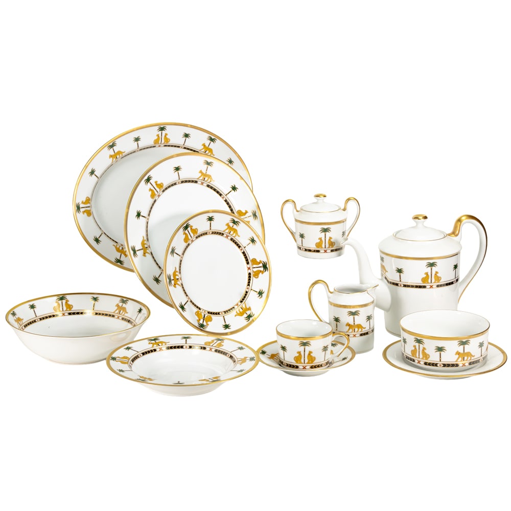 A Christian Dior porcelain dinner service in the Casablanca pattern (1 of 9)