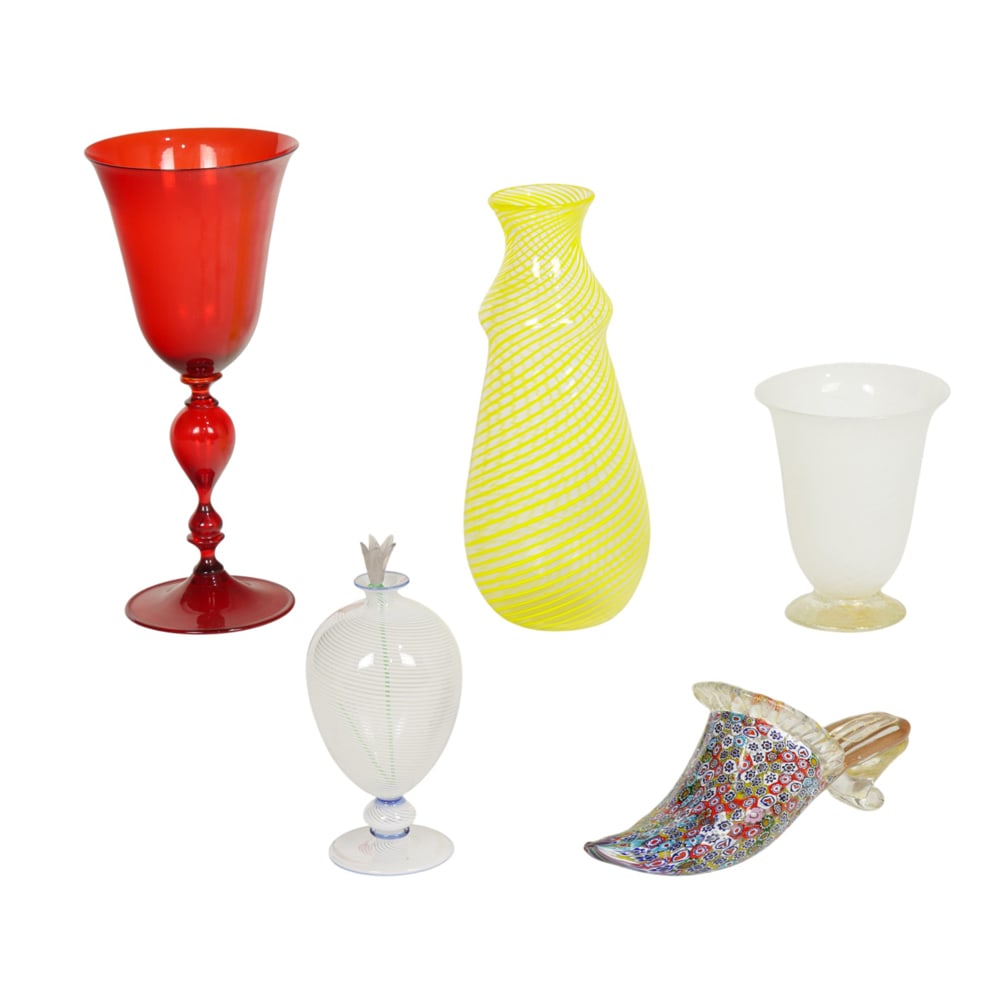 Five Murano glass articles (1 of 6)