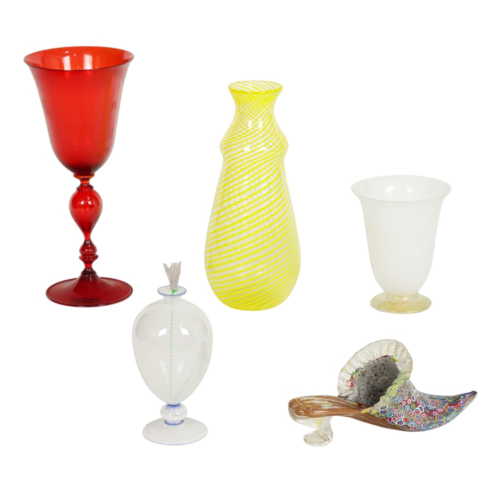 Five Murano glass articles - 2