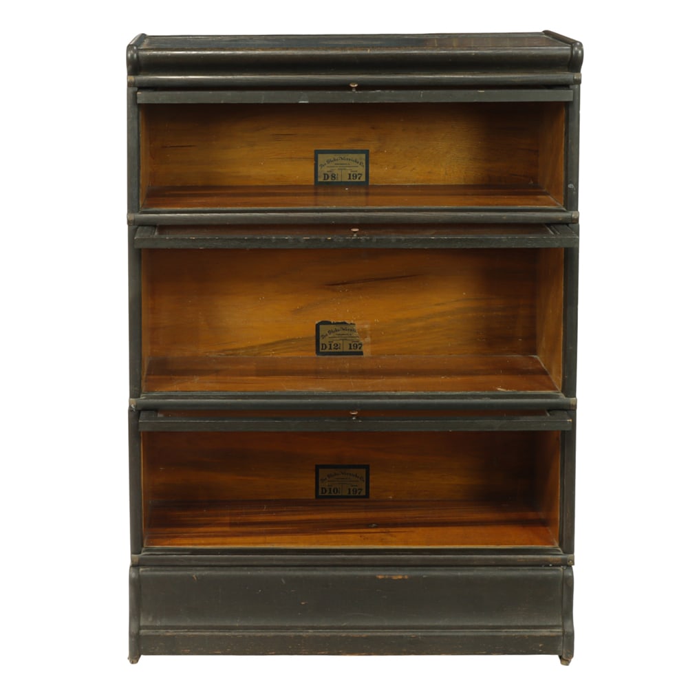 A Globe Wernicke three stack barrister bookcase - 2