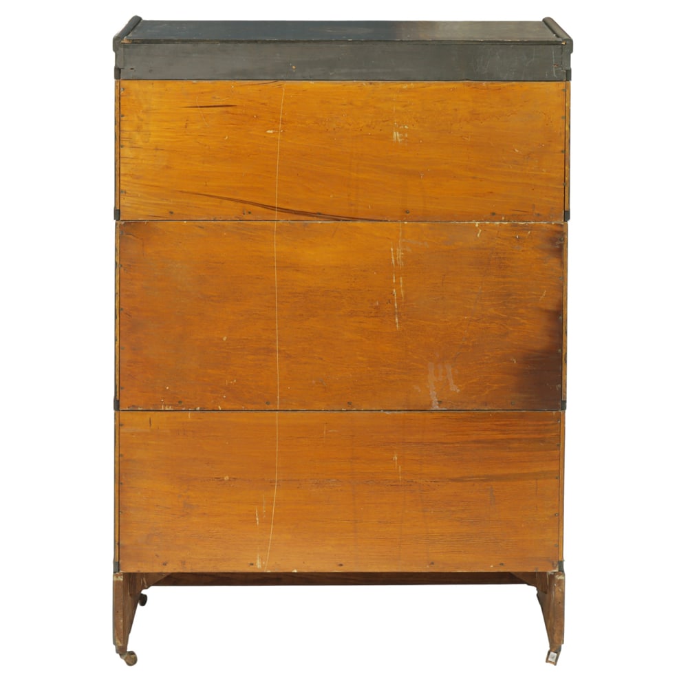 A Globe Wernicke three stack barrister bookcase - 5