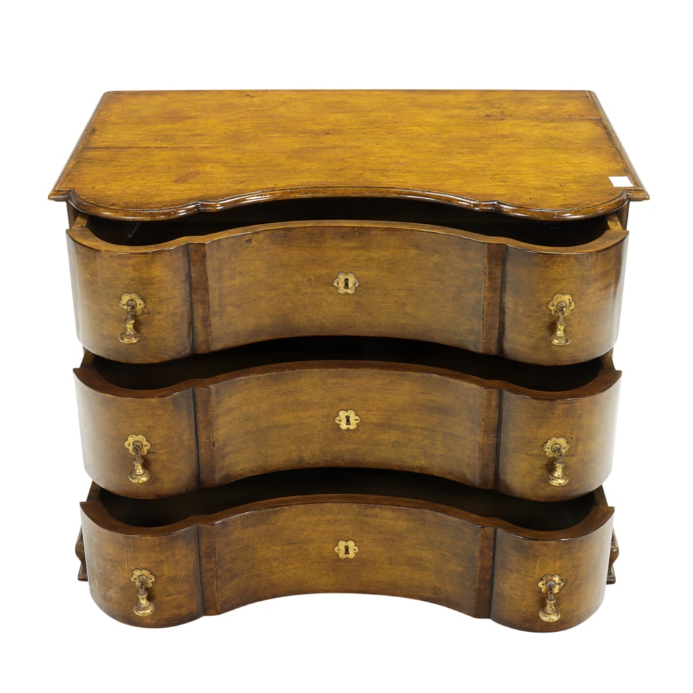 A reverse serpentine commode - 3