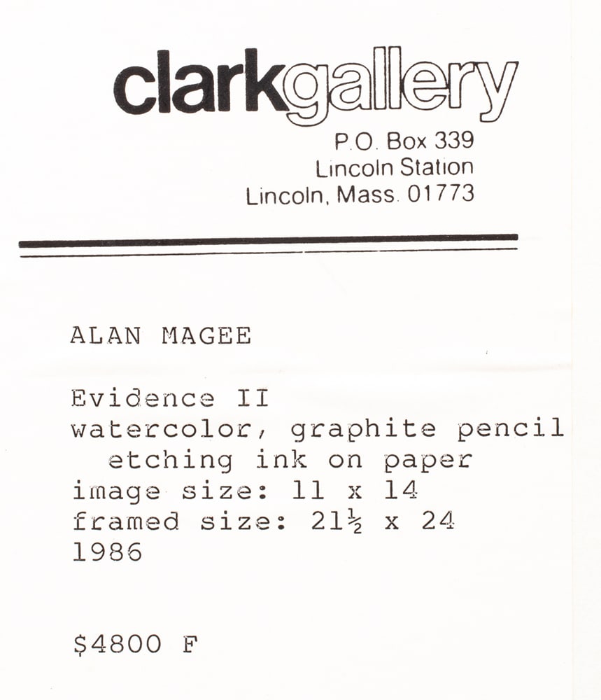Work on paper, Alan Magee - 4