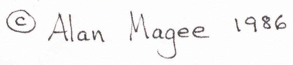 Work on paper, Alan Magee - 5