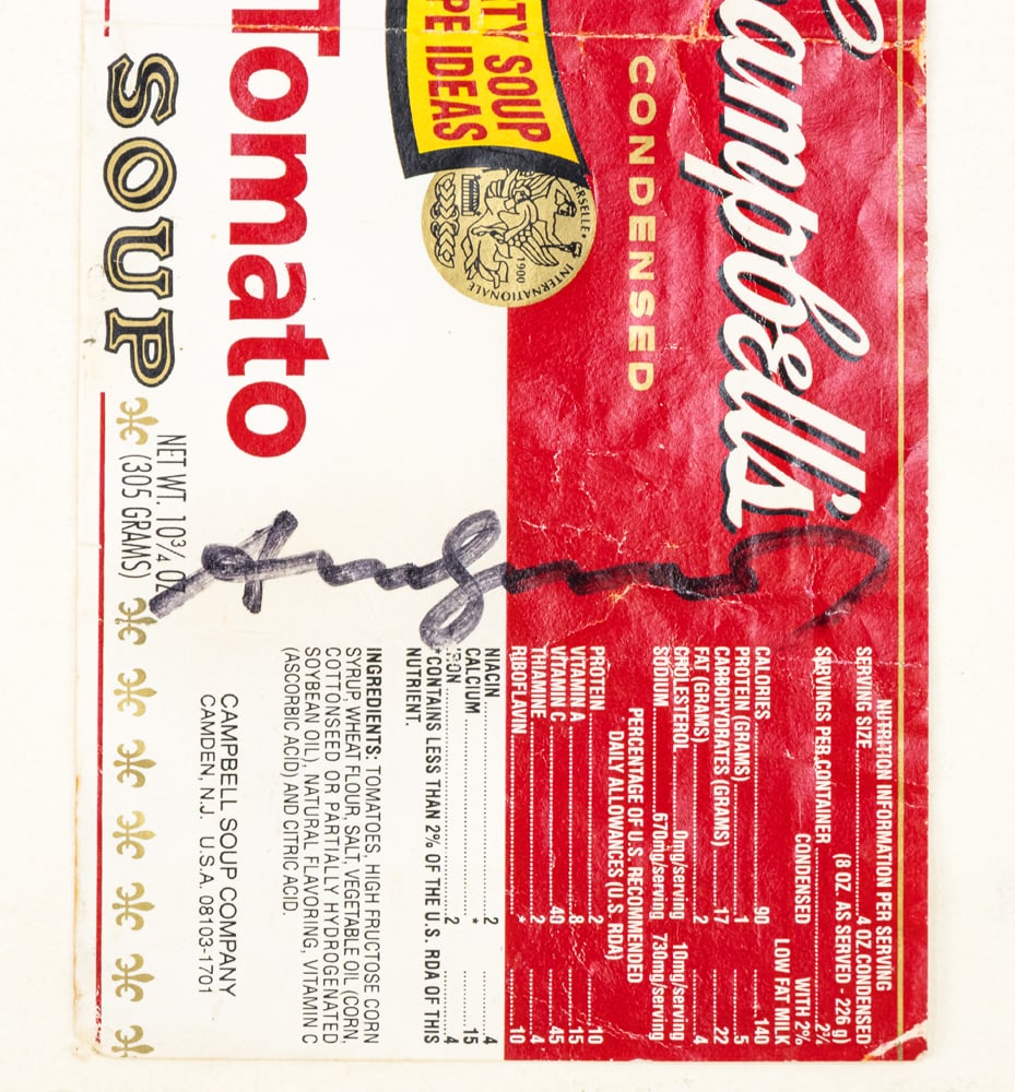 Label, Andy Warhol - 2