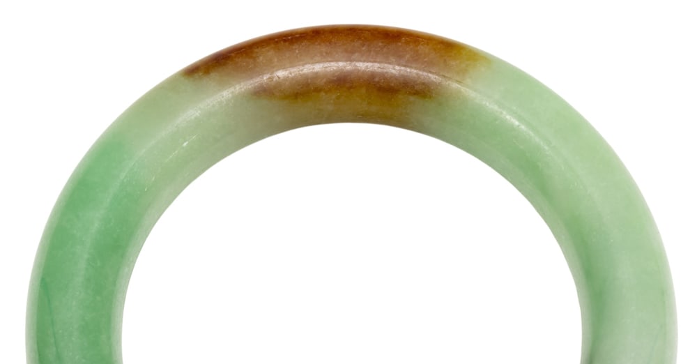 A Chinese jadeite bangle - 3