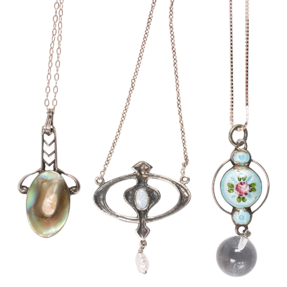 Three silver necklaces (1 of 1)