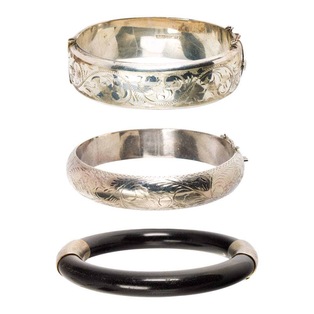 Three sterling silver bangles (1 of 1)