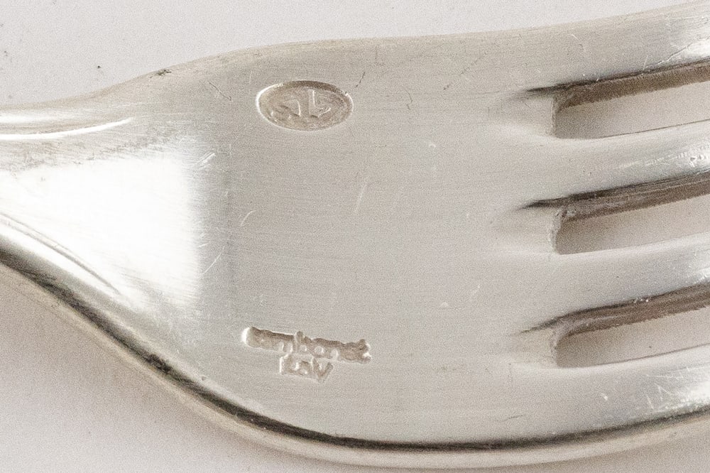 An Italian silver plated partial flatware set - 2