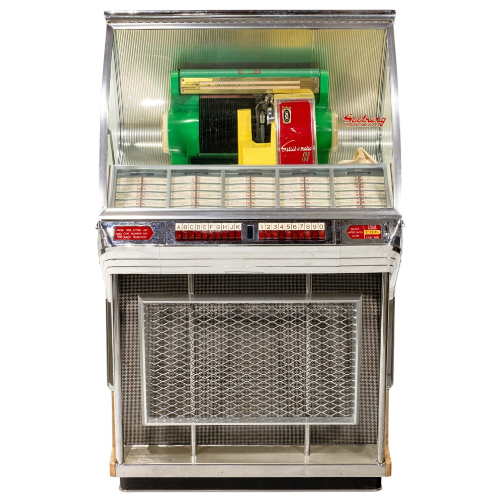 A Seeburg High Fidelity Select-O-Matic 100 jukebox (1 of 3)