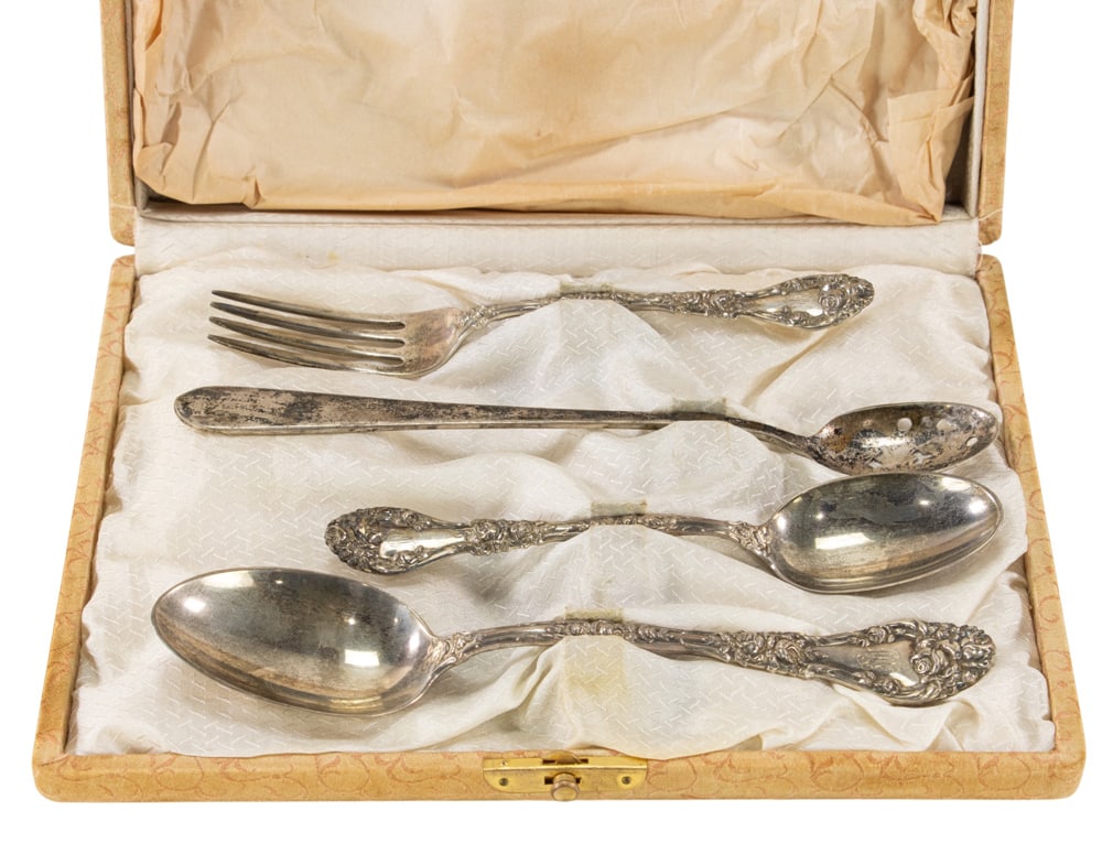 A sterling flatware group - 2