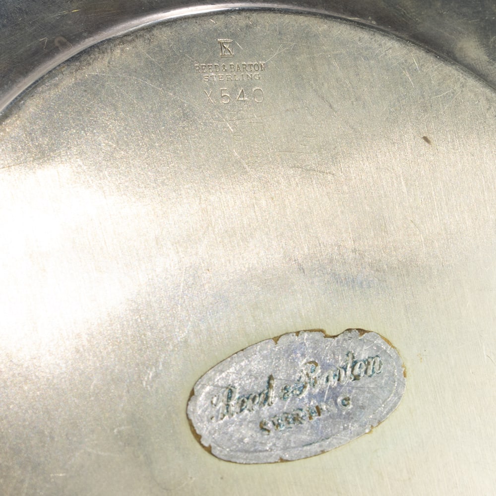 A sterling footed stand - 3