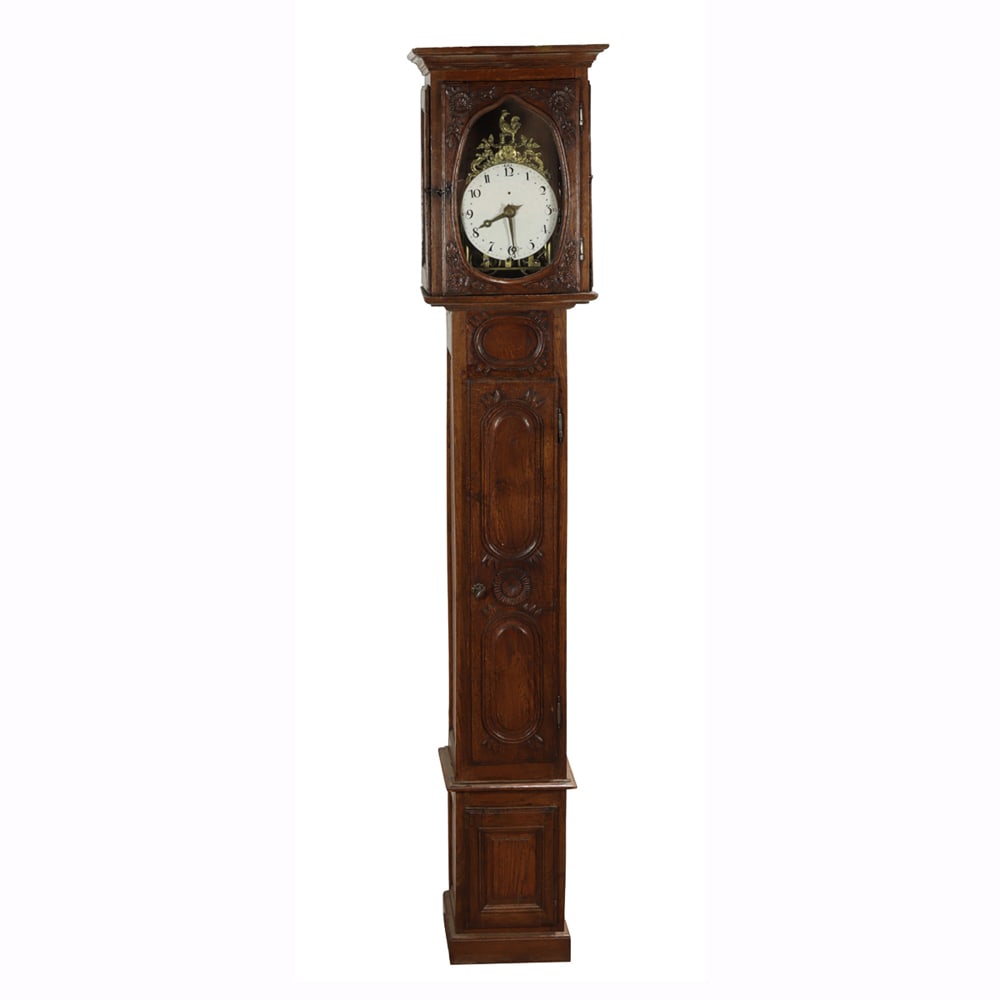 A Louis XV Provincial tall case clock 18th century (1 of 4)