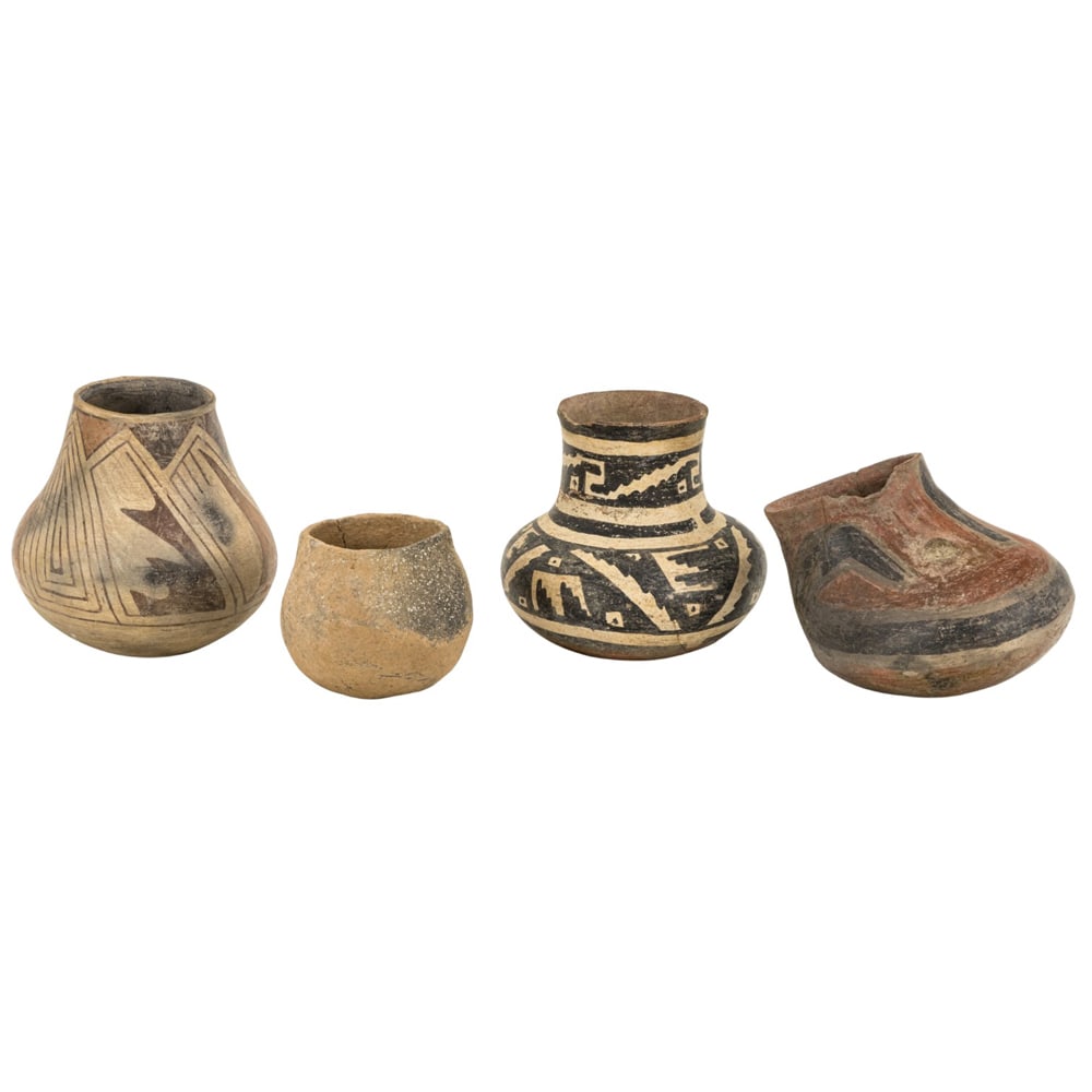 An Anasazi polychrome pottery group (1 of 4)