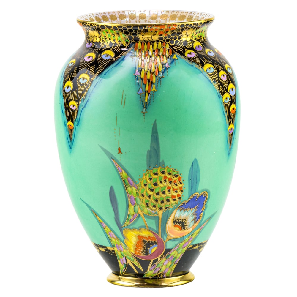 A Carlton Ware luster pottery vase (1 of 5)