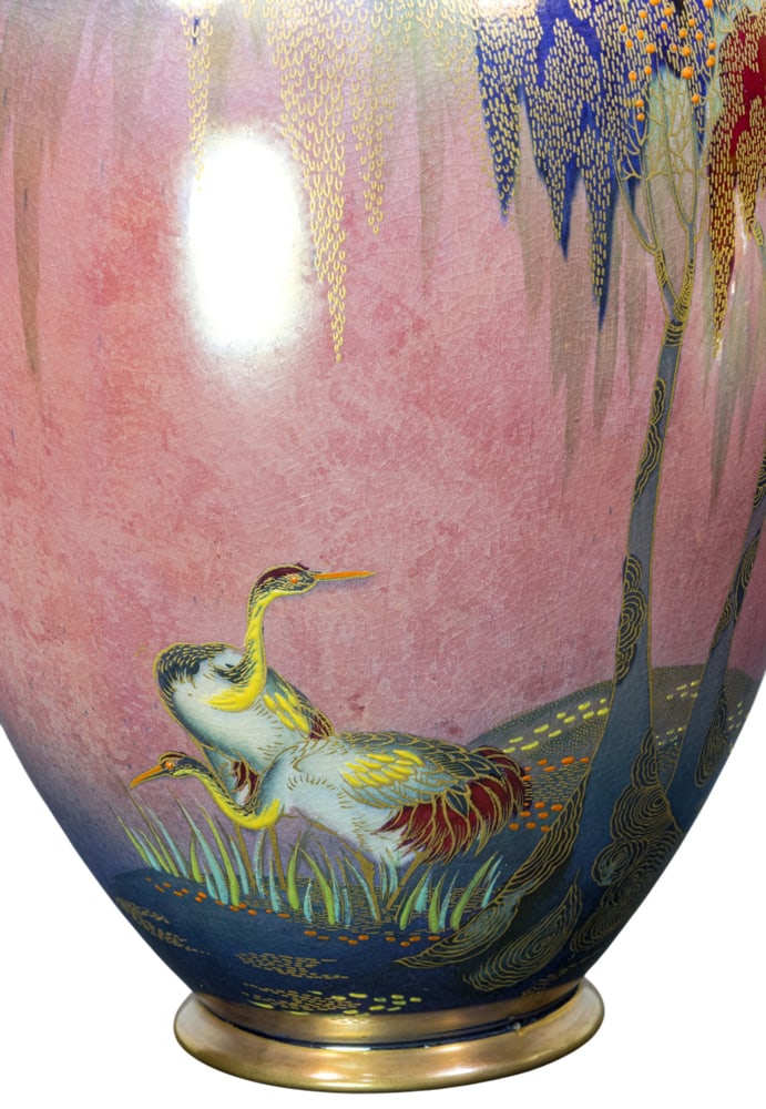 Two Carlton Ware pottery luster vases (1 of 5)