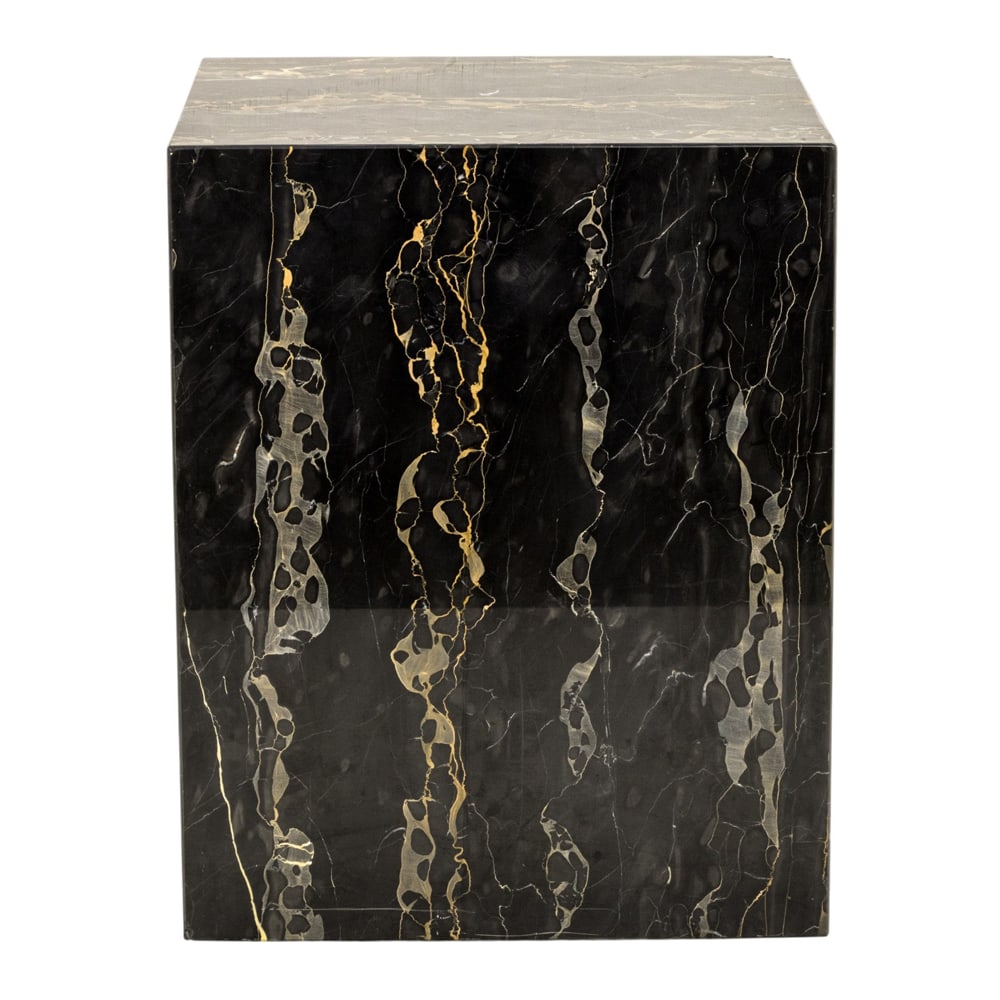 A Nero Porto black marble pedestal (1 of 4)