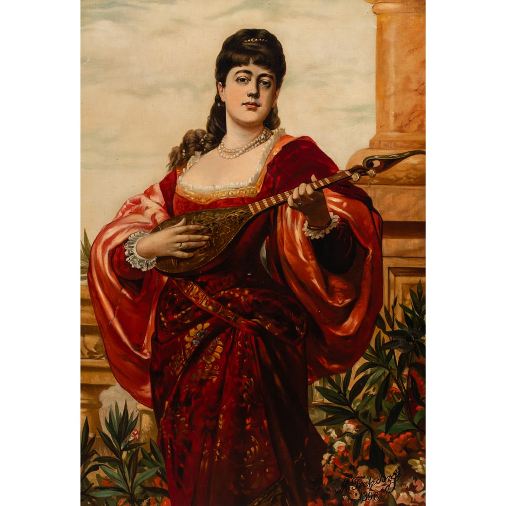 Painting, Continental School after Nathaniel Sichel (1 of 4)