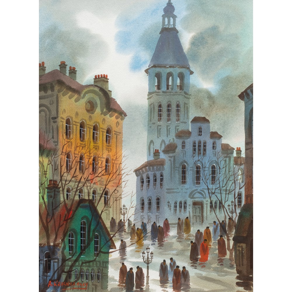 Watercolor, Anatole Krasnyansky (1 of 5)